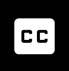 Icon for closed captioning.