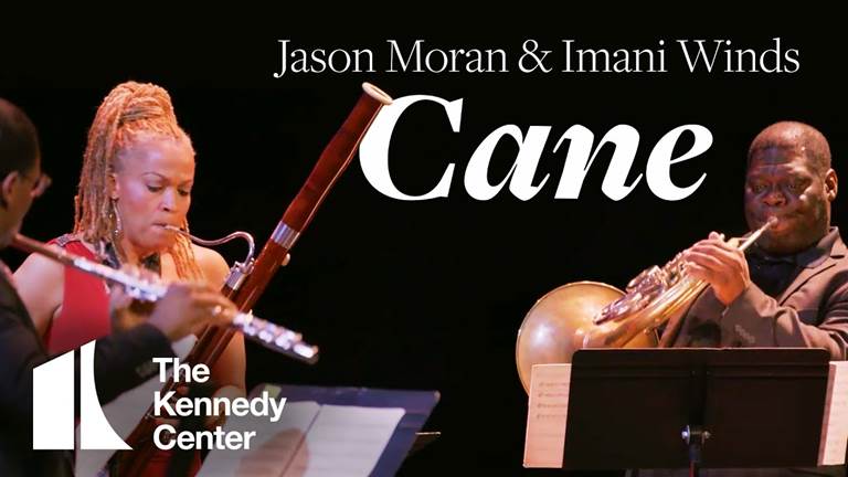 Jason Moran and Imani Winds performing at the Kennedy Center