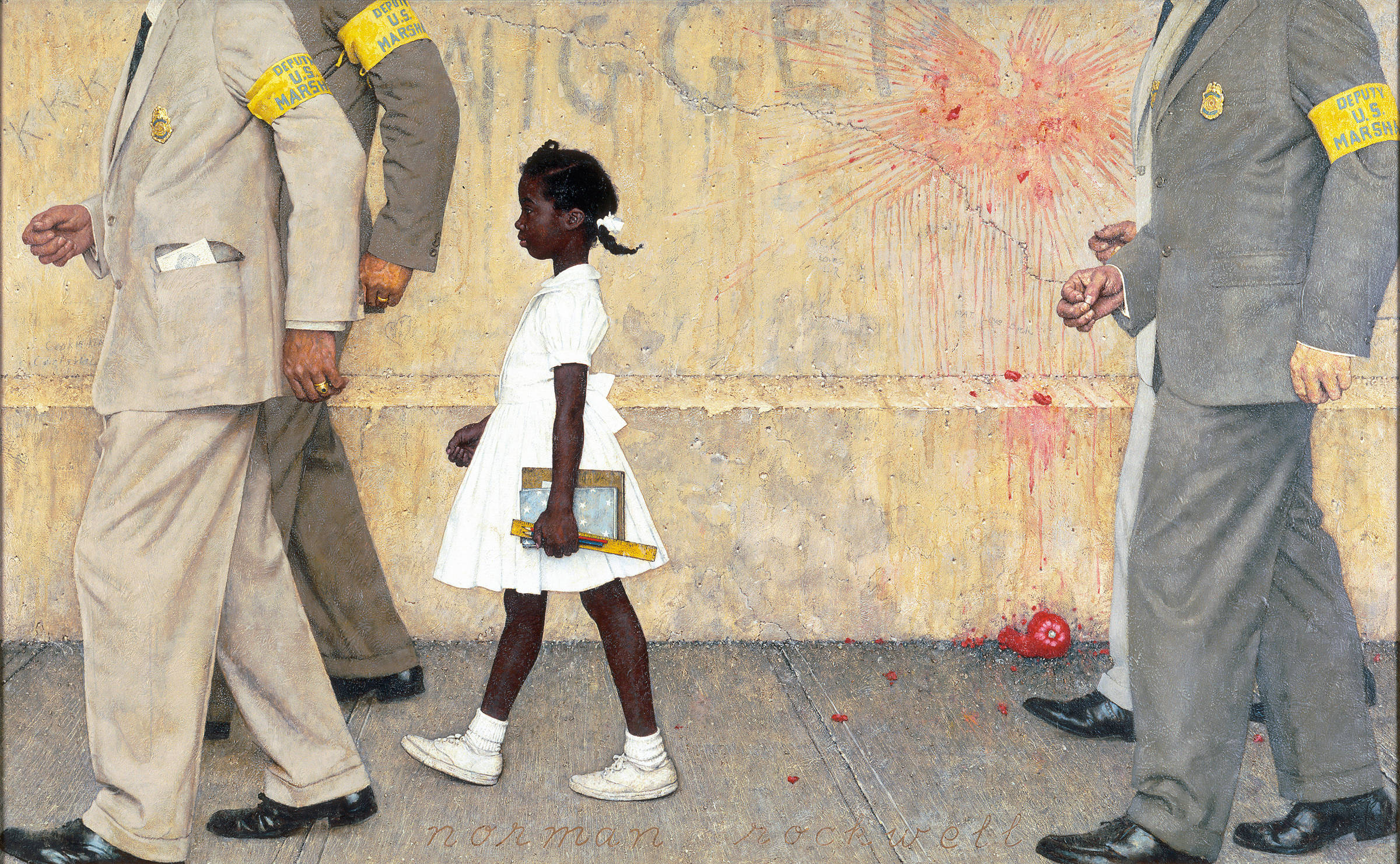 Norman Rockwell + The Problem We All Live With