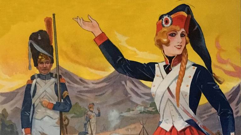 Emile Finot, La fille du regiment poster, 1910 [Source]