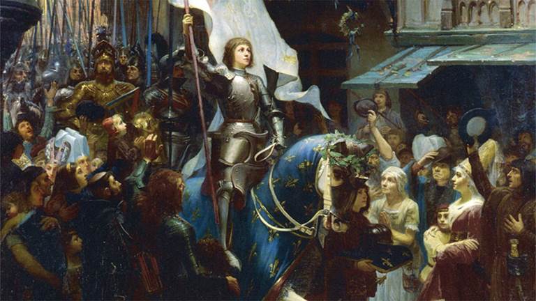 Jean-Jacques Scherrer (1855–1916), Joan of Arc enters Orléans, 1887