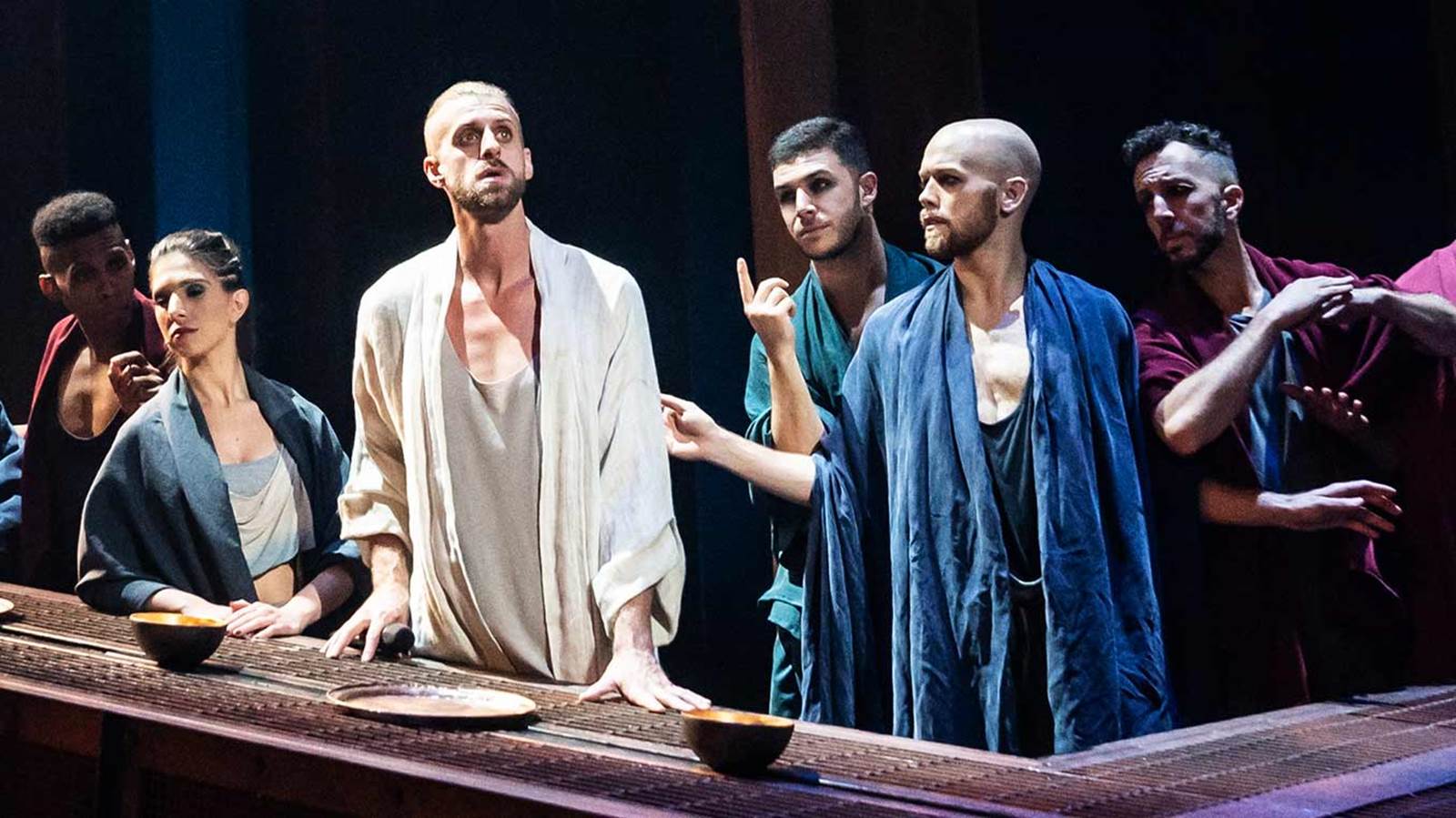 The company of the national tour of Jesus Christ Superstar